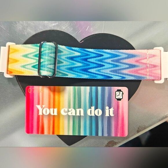 ZOX "YOU CAN DO IT" WATCHBAND 20mm ANDROID SAMSUNG GALAXY COMPATIBLE - Picture 7 of 10
